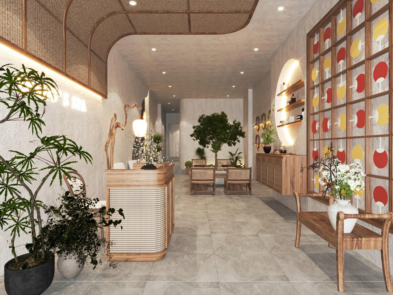 Lối vào Zen Garden tại NAP